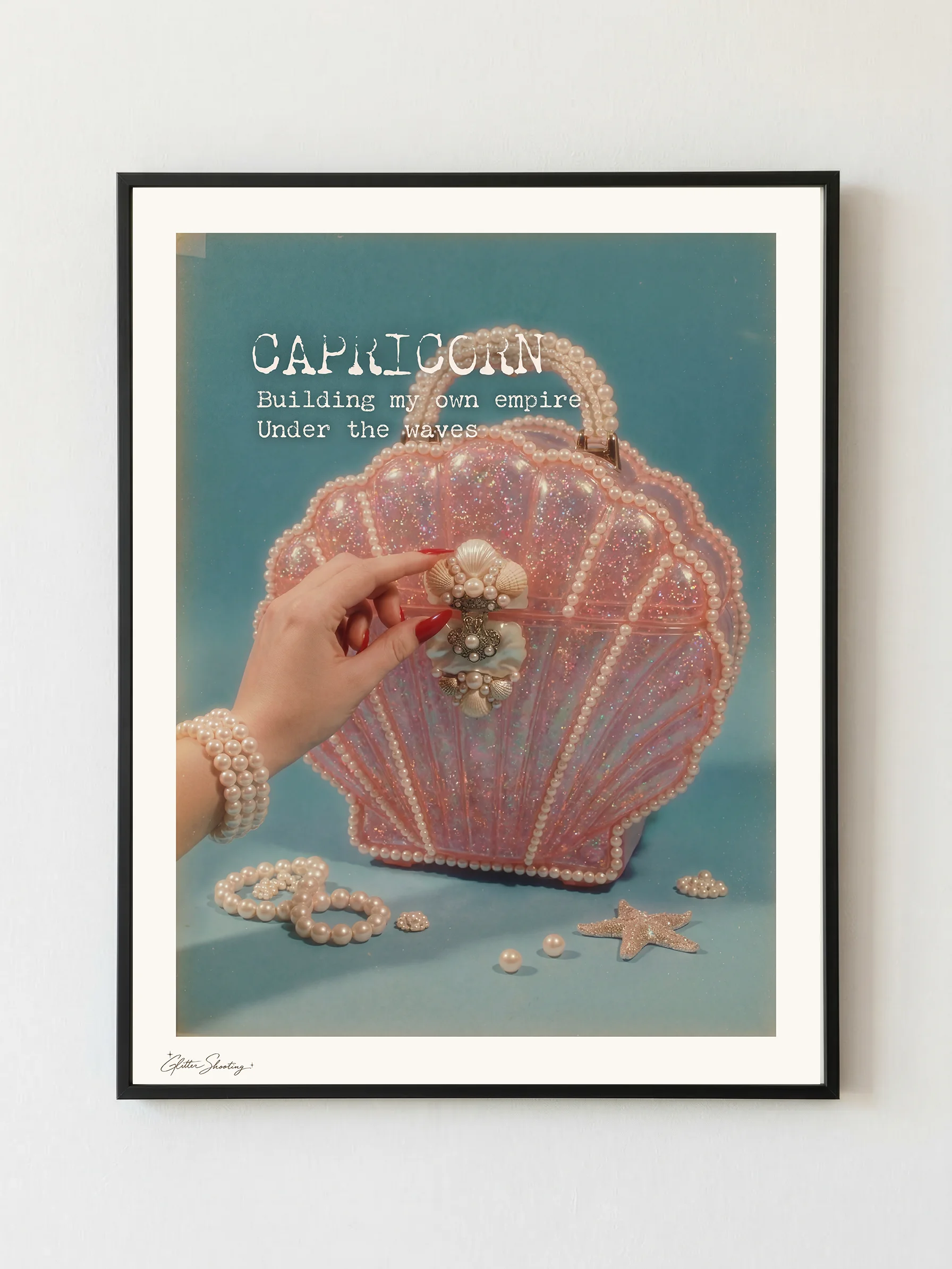 Capricorn Mermaid Zodiac Art Print product image (2)