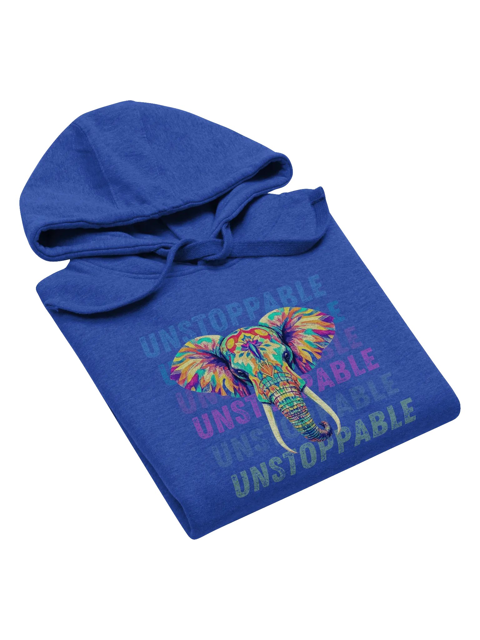 Unstoppable Front Elephant Graphic Hoodie product image (5)