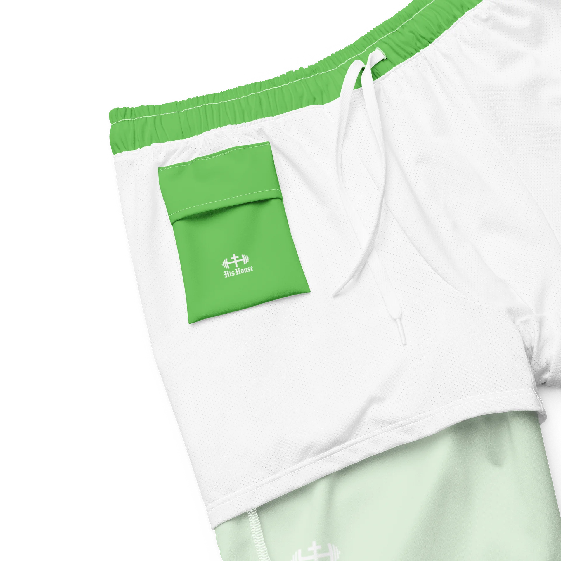 His House Mens Swimsuit - Lime product image (8)