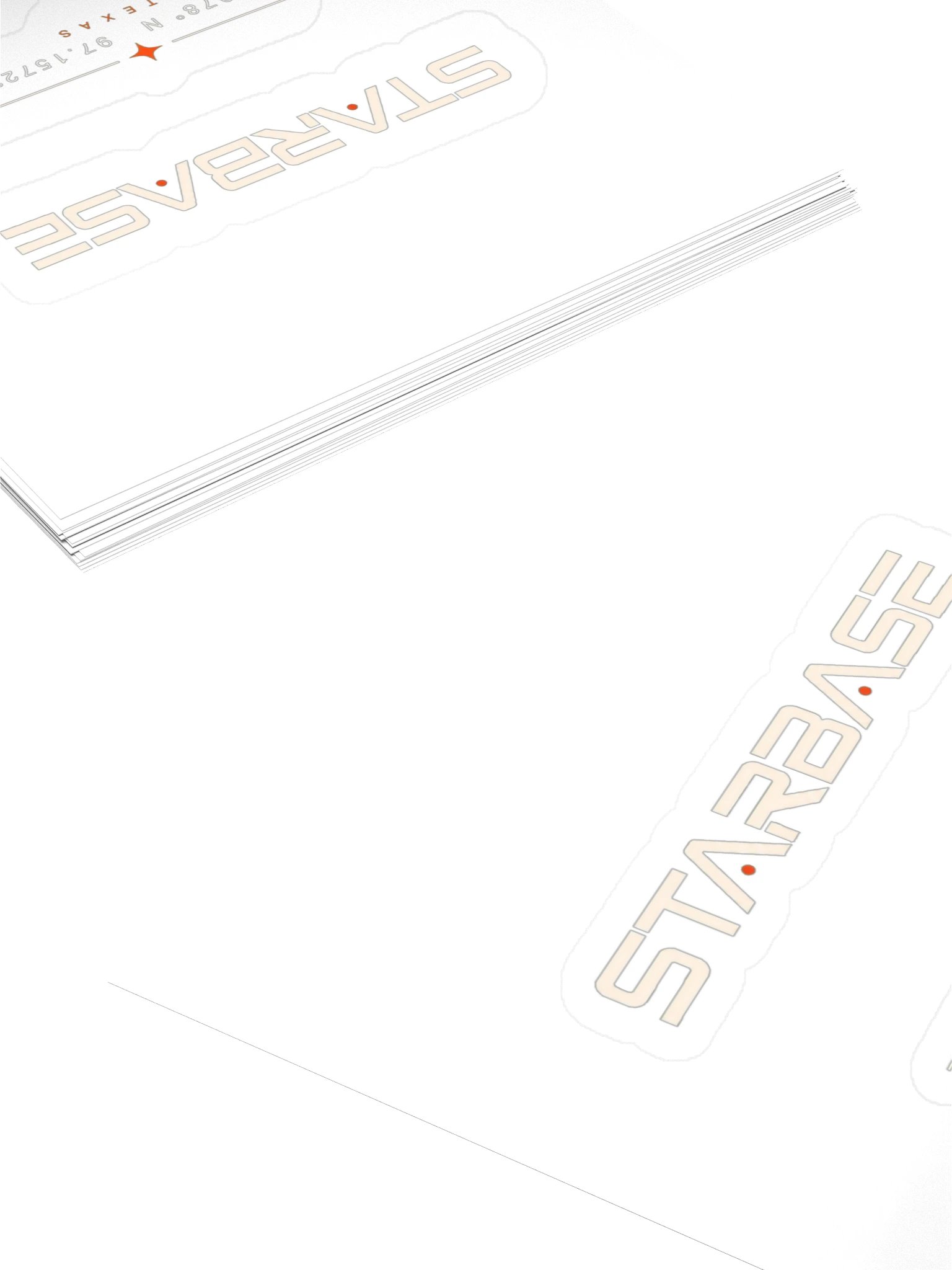 SpaceX Starship Starbase Coordinates Sticker product image (4)