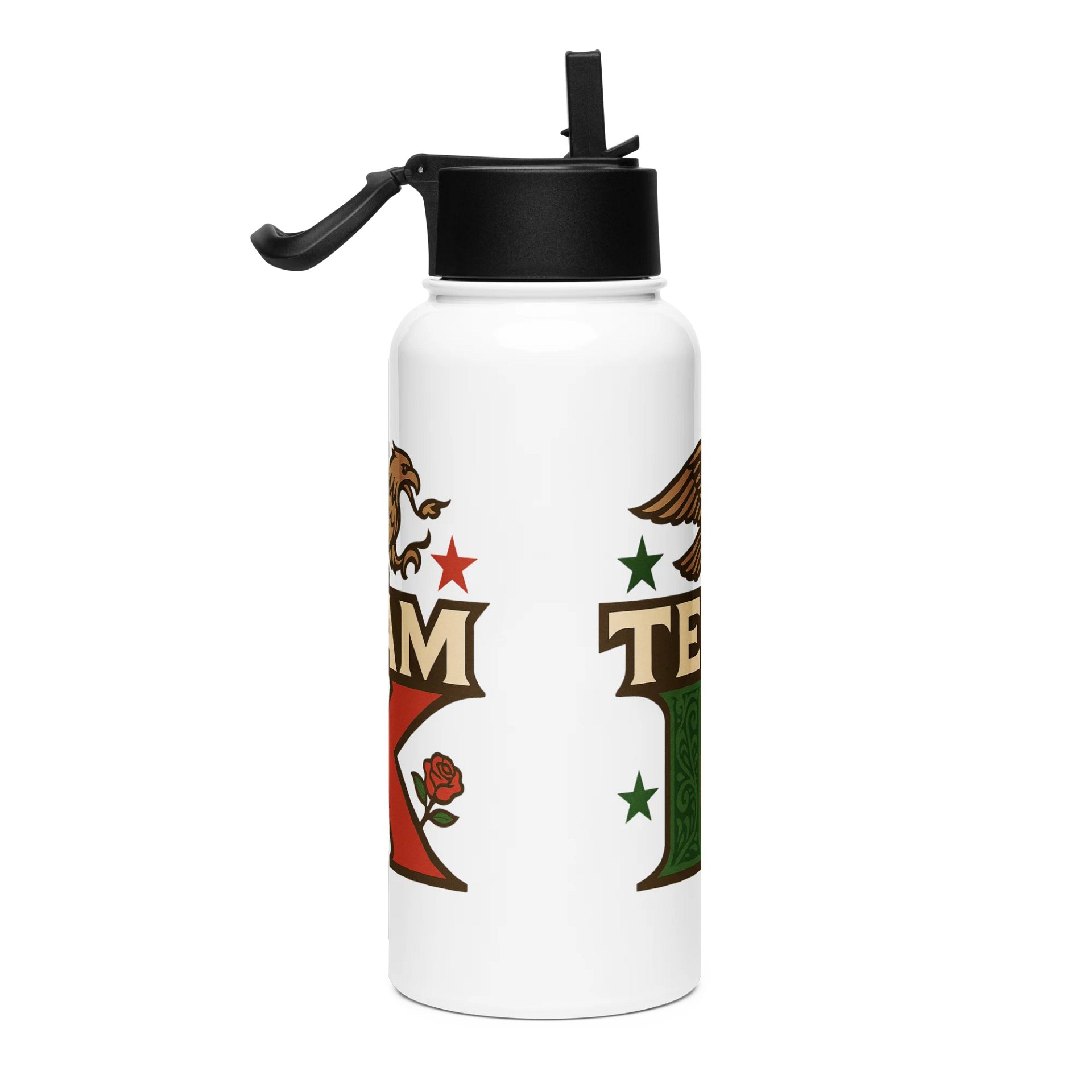 Team K Mexico Stainless Steel Water Bottle with a Straw Lid product image (4)