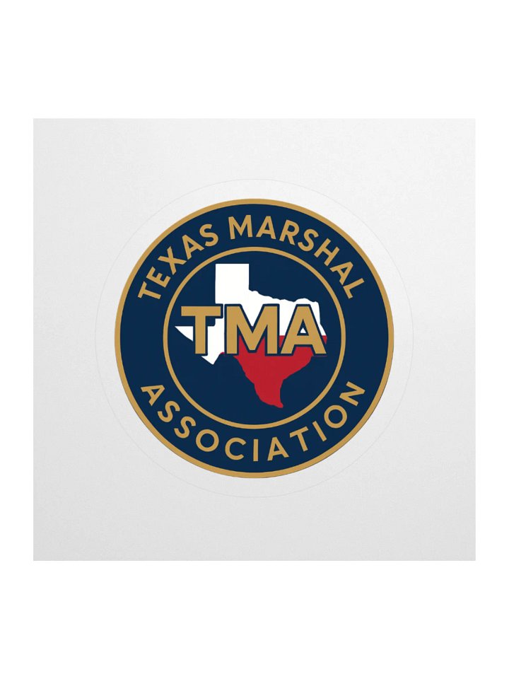 Texas Marshal Association Emblem Stickers product image (3)
