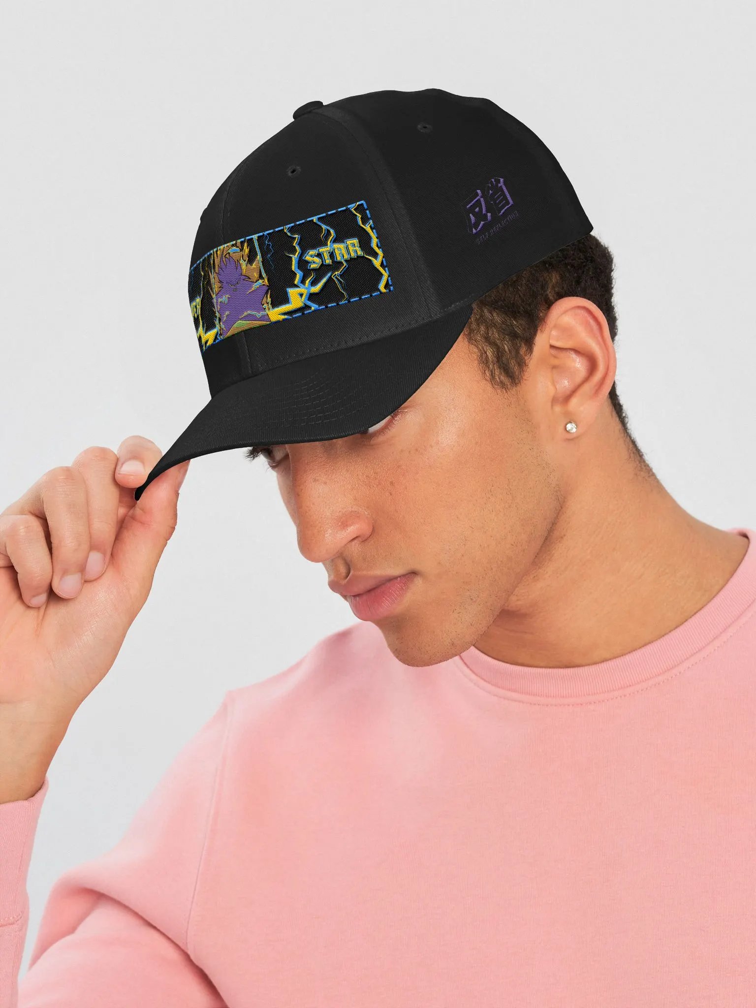 Super Star Self Reflection Structured Fitted Cap product image (6)