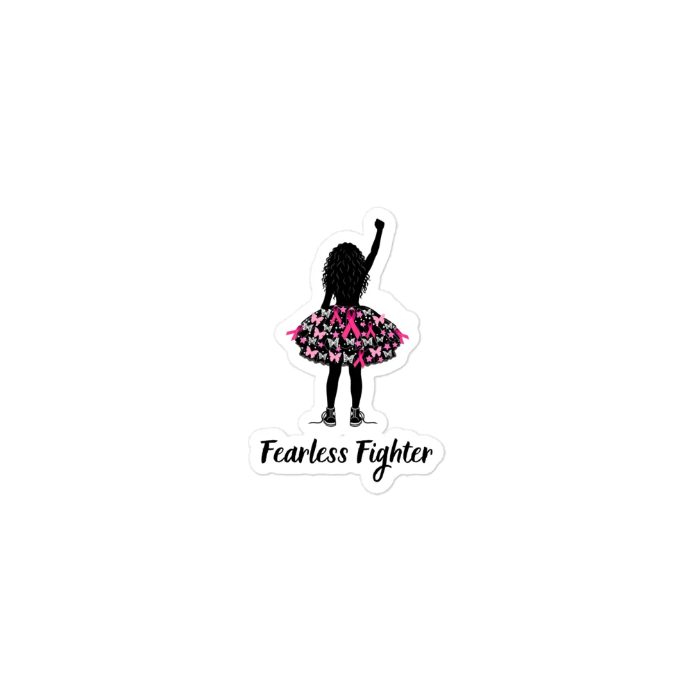 Breast Cancer - Fearless Fighter Sticker product image (1)