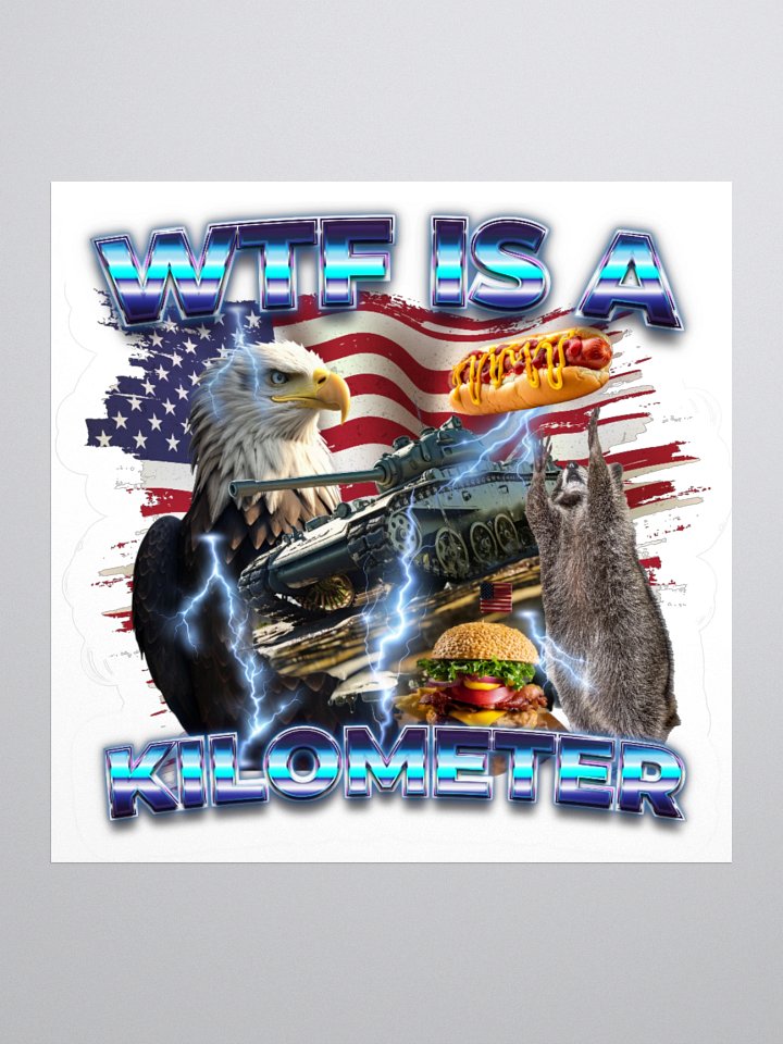 WTF Is A Kilometer Sticker product image (1)