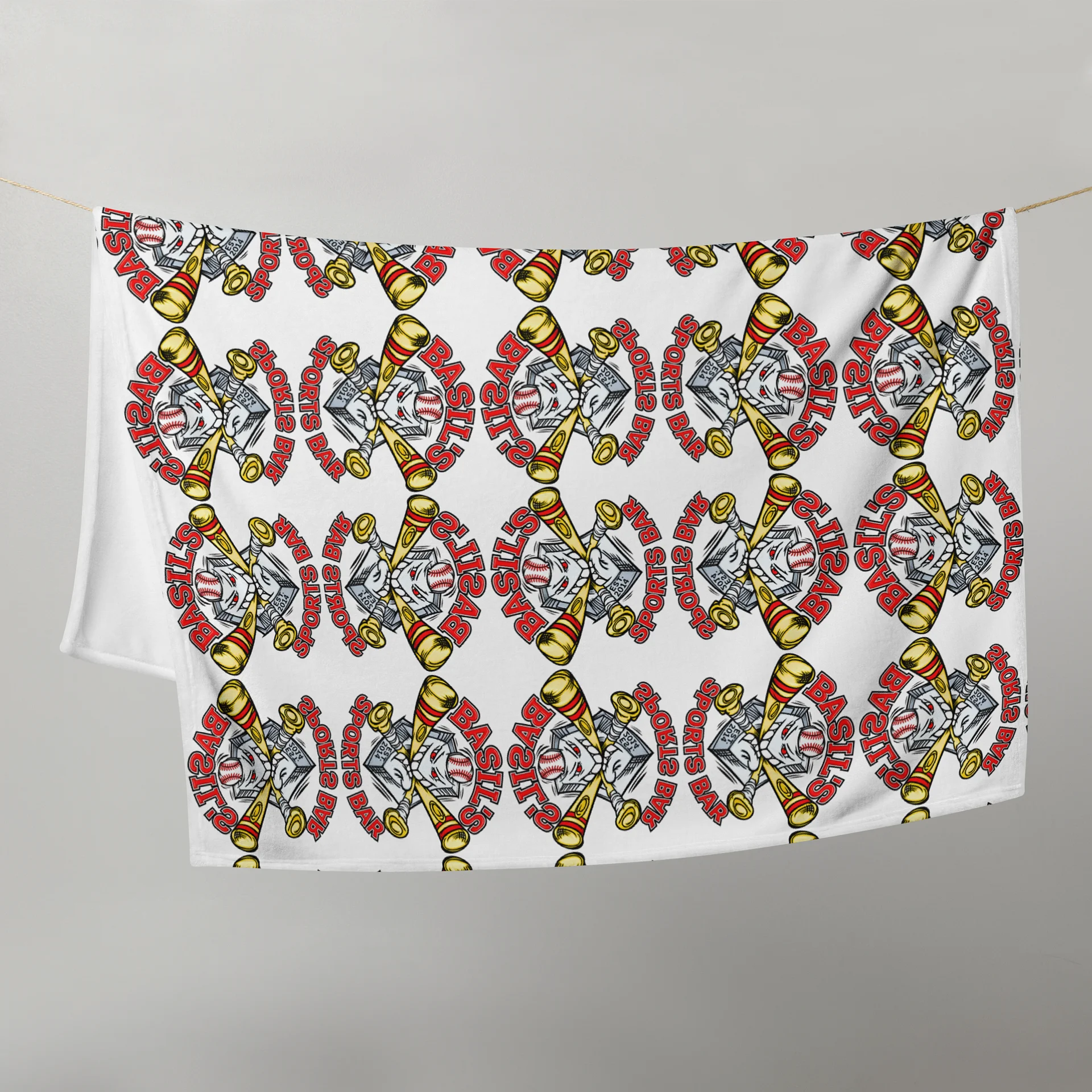 Basil’s Sports Bar — Game Day Throw Blanket product image (5)