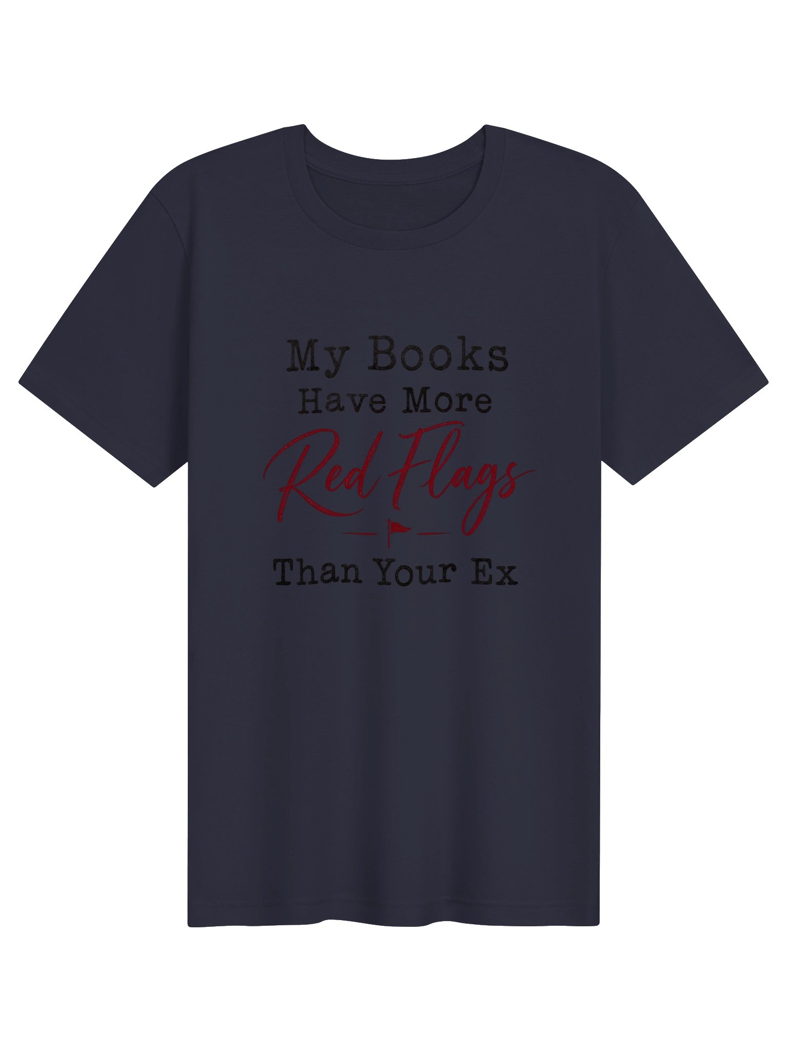 My Books Have More Red Flags - Unisex Canvas T-Shirt product image (85)