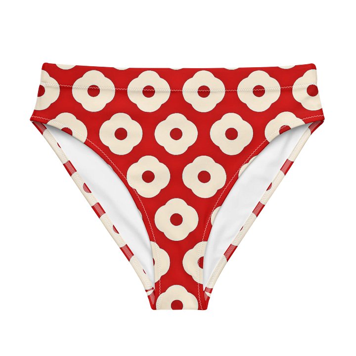 Blossom Red All-Over High Waist Bikini product image (1)