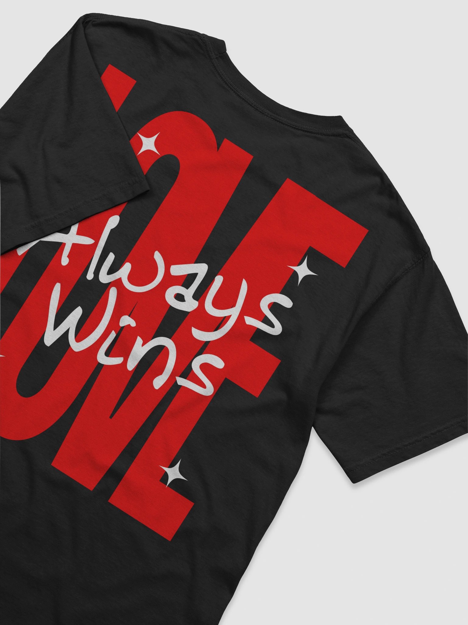 Love Always Wins Heavyweight Tee Black product image (4)