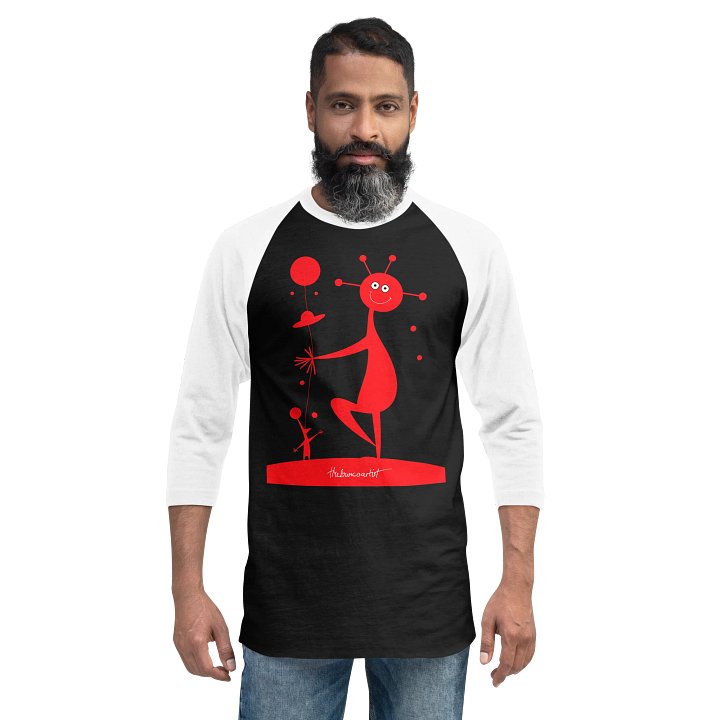 Tultex Fine Jersey Raglan Tee product image (2)