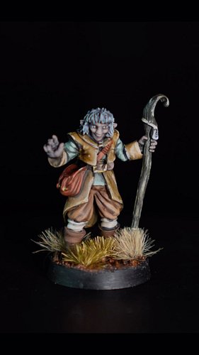 Ulafiel, Wildfolk Druid from @reaperminiatures 

[dungeons and dragons, dnd , miniatures, painting]