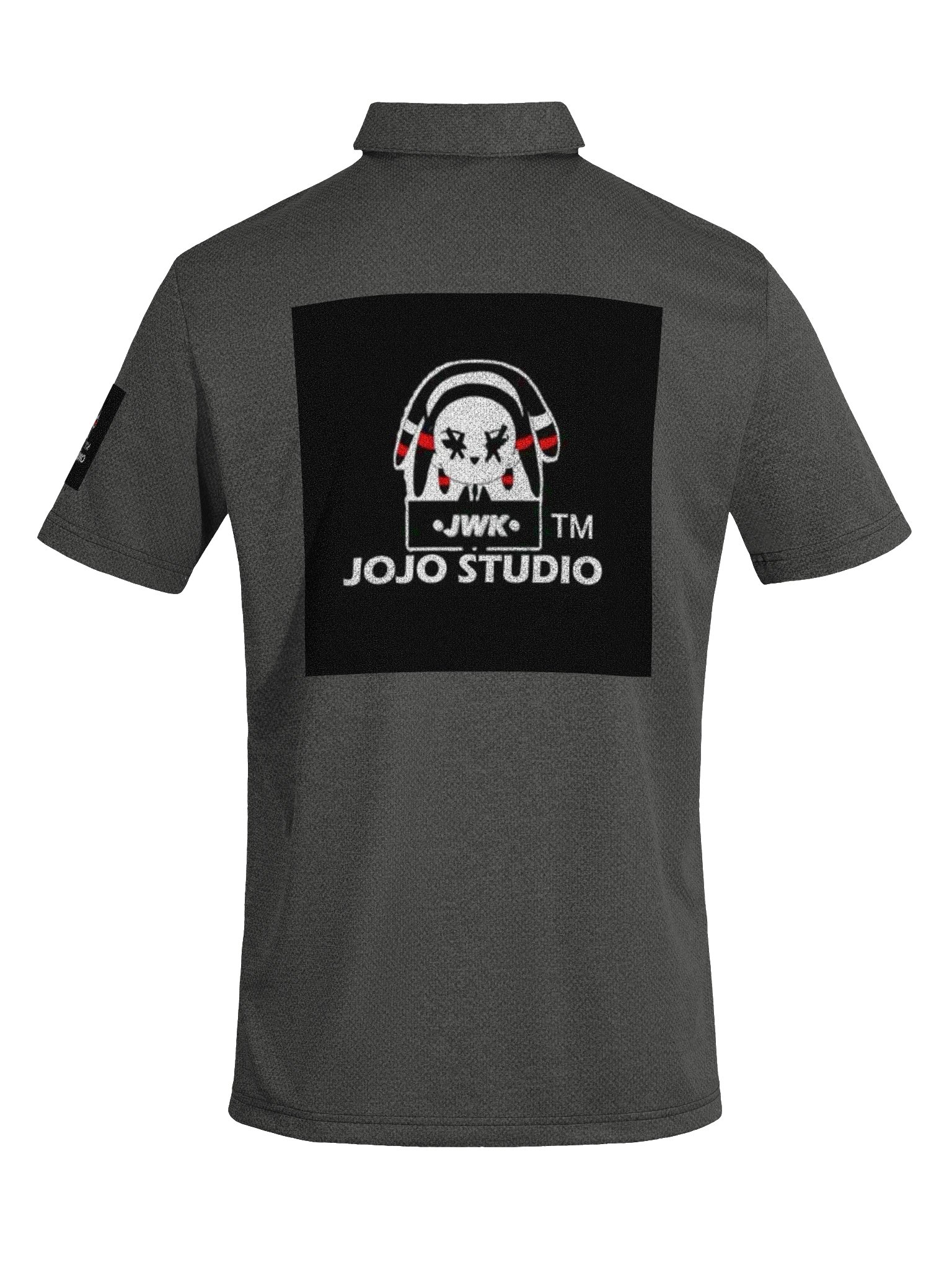 JWK Jojo Studio Luminous Brain Logo Polo — Adidas Space-Dyed product image (11)
