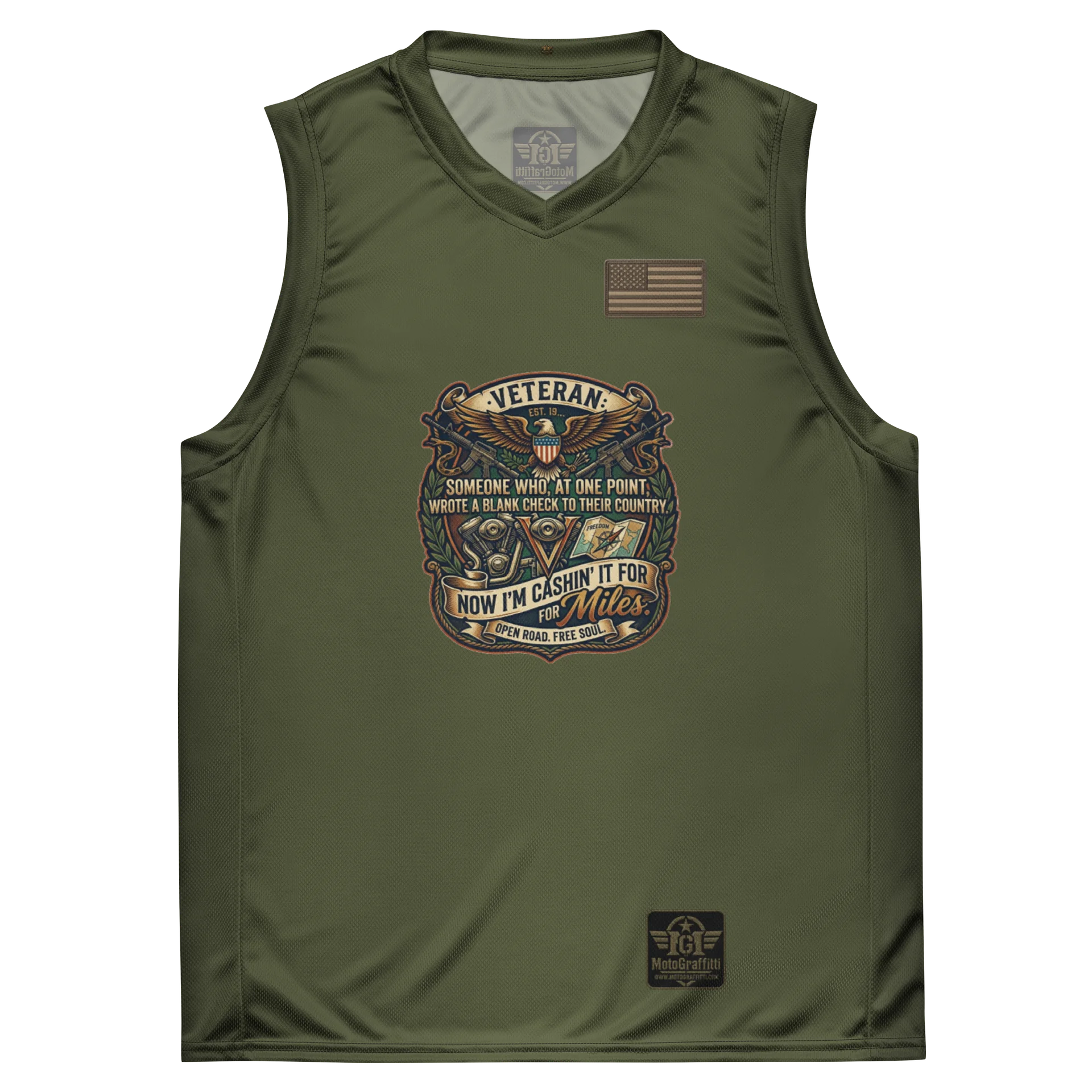 Veteran - The Written Check OD Green product image (2)