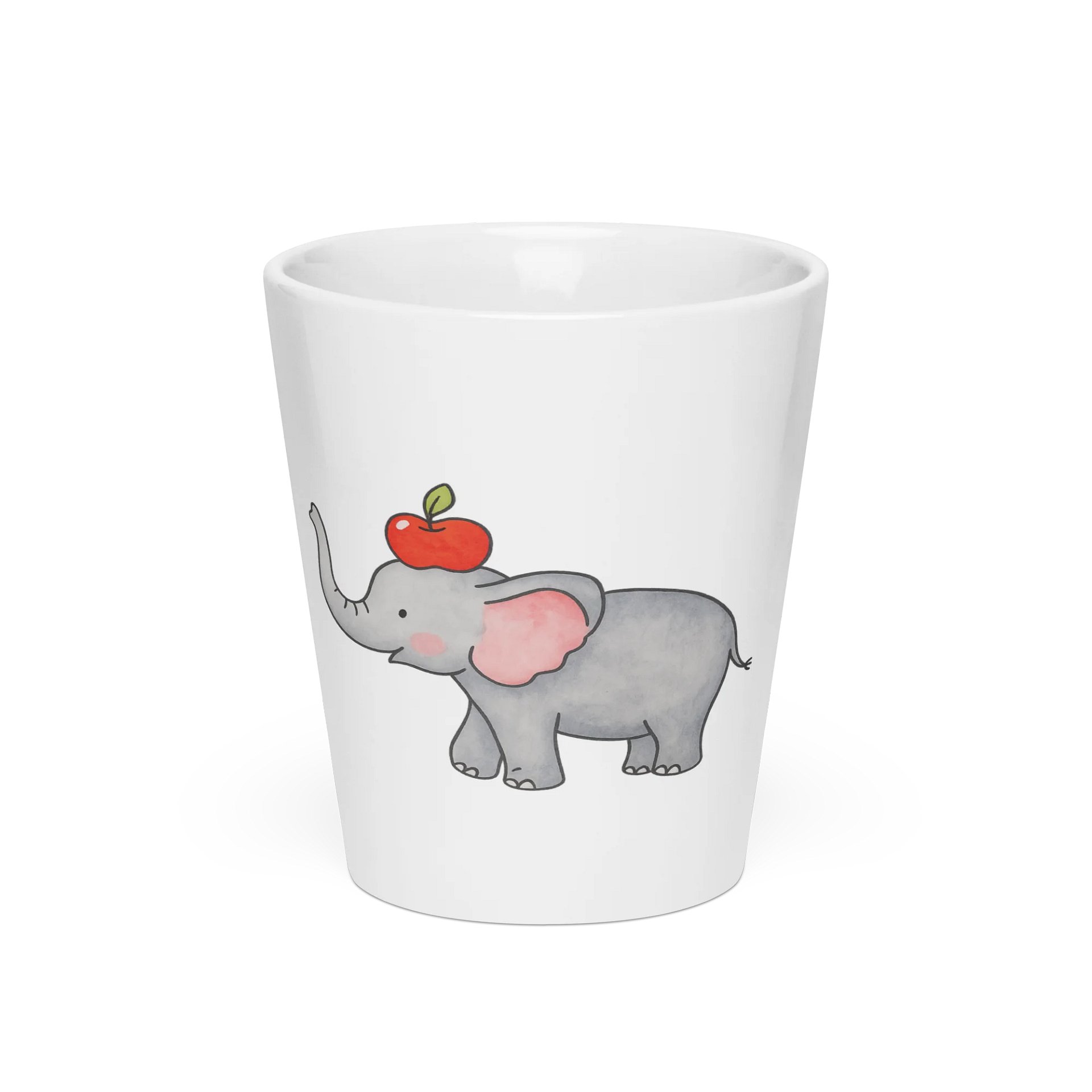 Whimsical Elephant Apple Latte Mug product image (3)