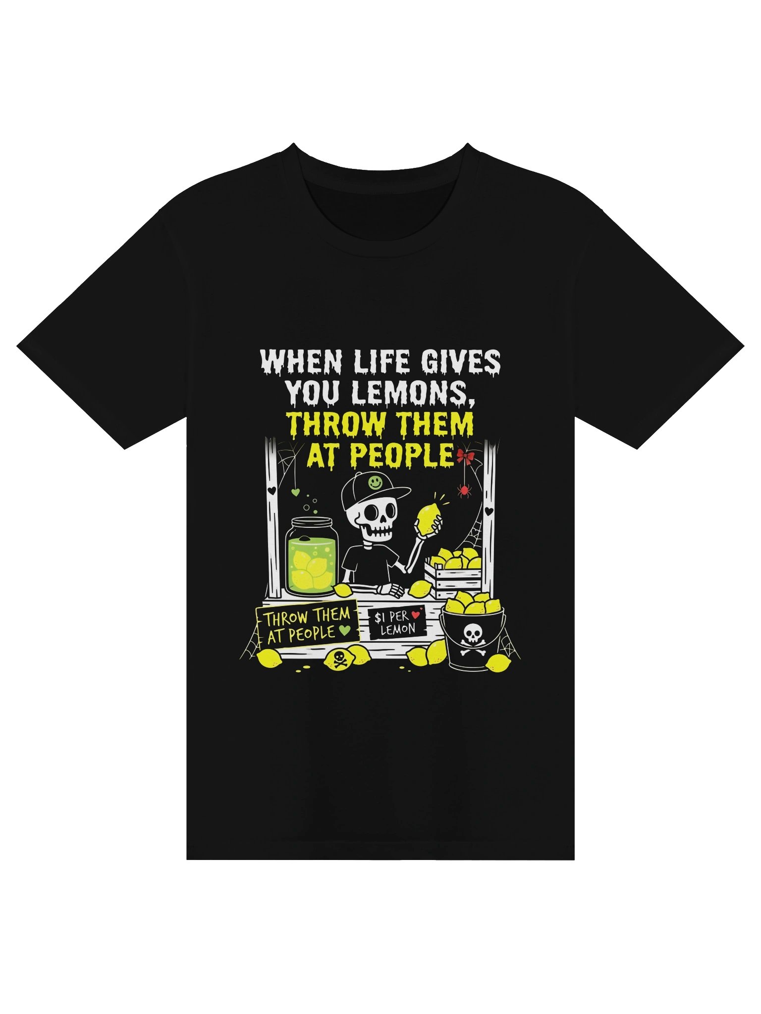 When Life Gives You Lemons Skeleton T-Shirt product image (1)