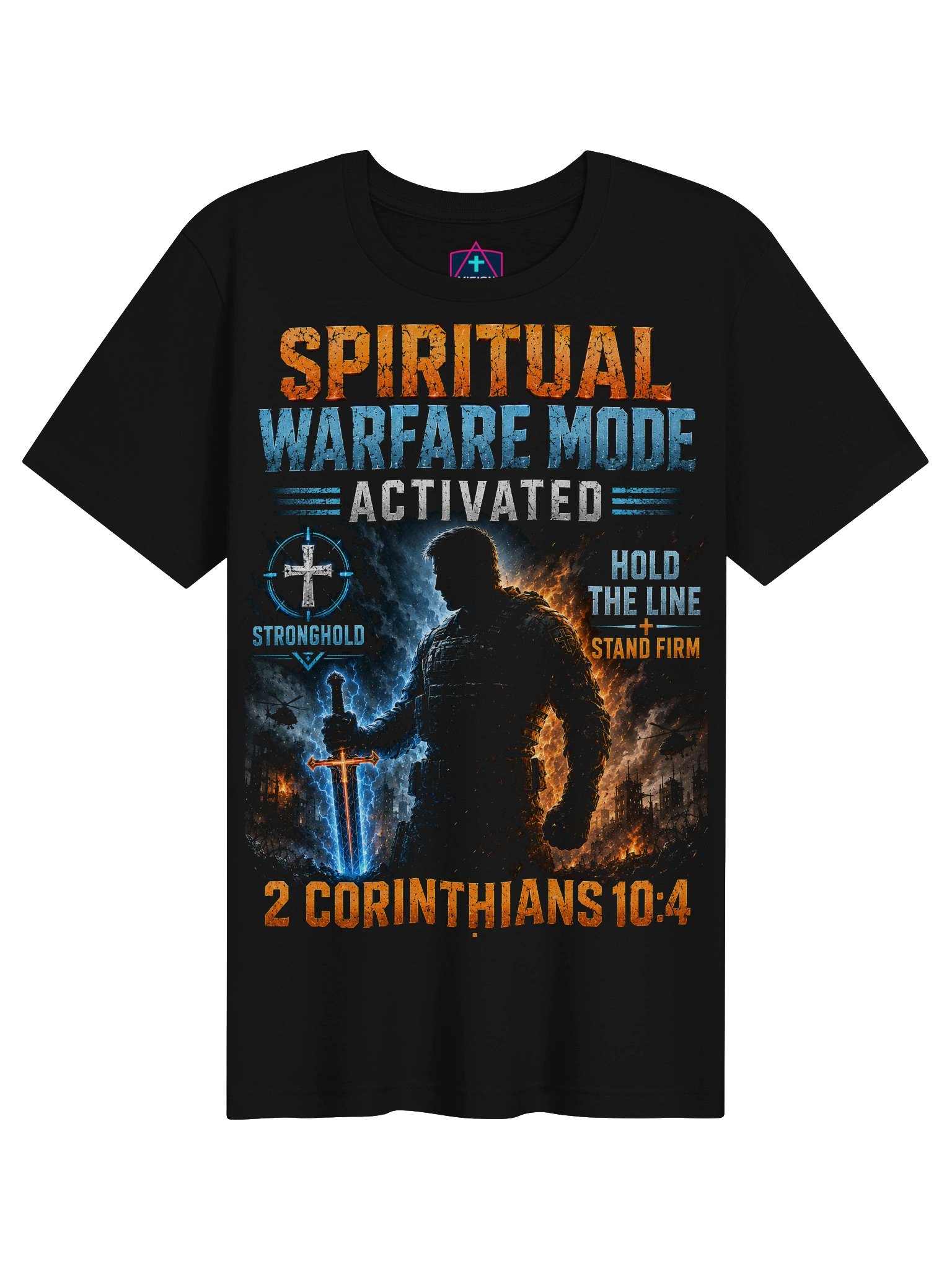 Spiritual Warfare - Unisex - Christian Gamer Competitive T-Shirt product image (3)