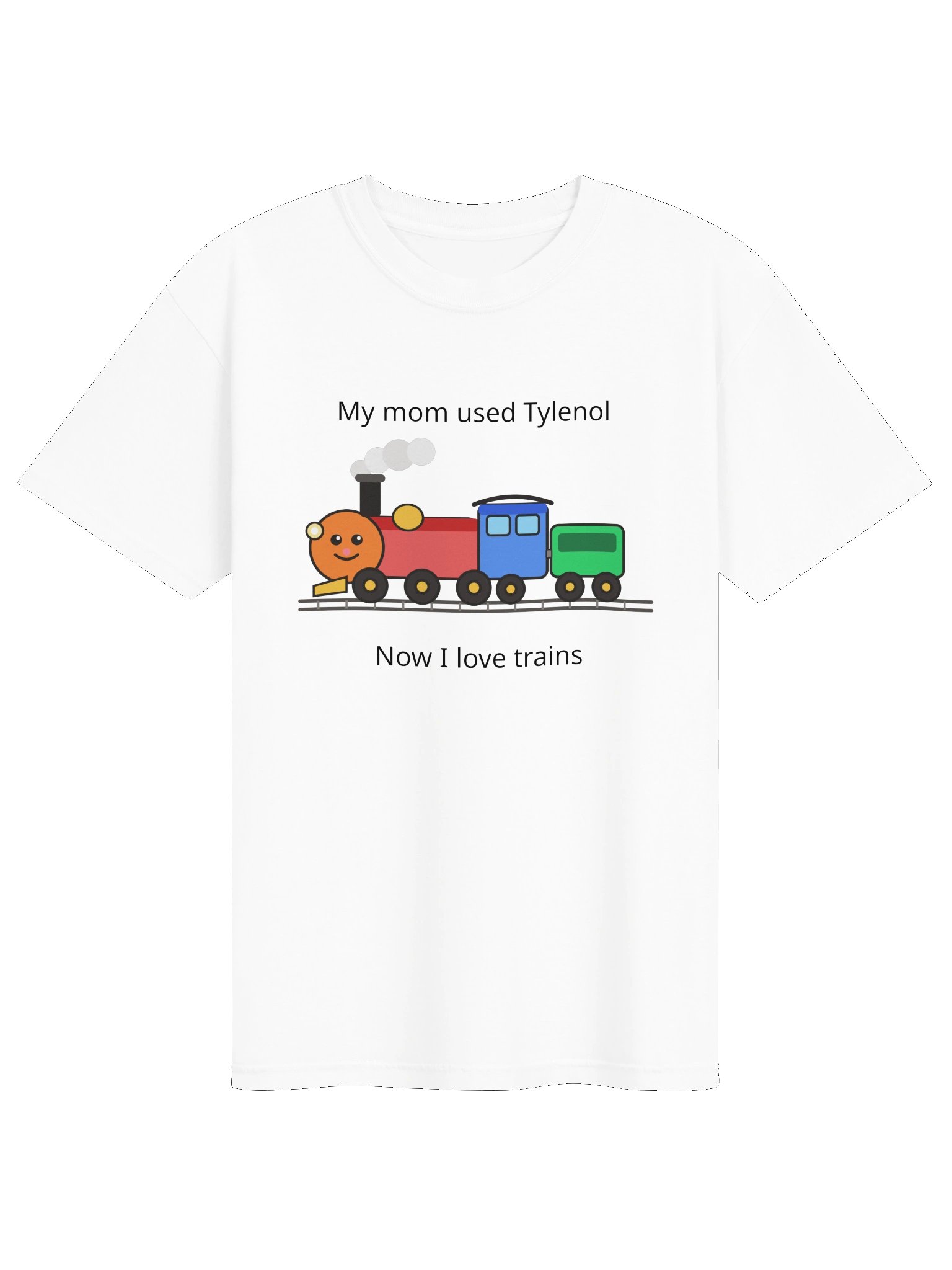 Adult Cartoon Train T-Shirt product image (1)