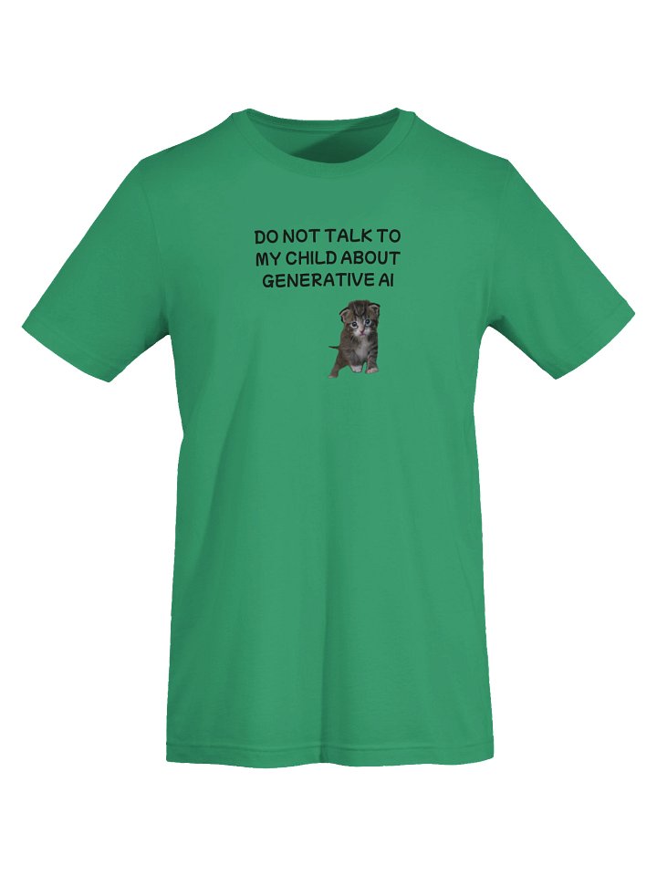 Don't talk to my child about generative AI supersoft t-shirt product image (2)