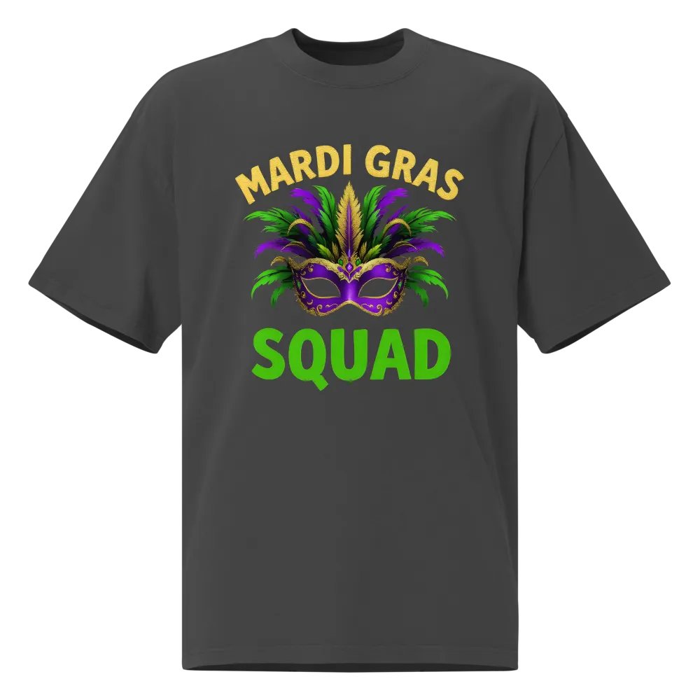 Mardi Gras Squad Oversized Tee product image (1)