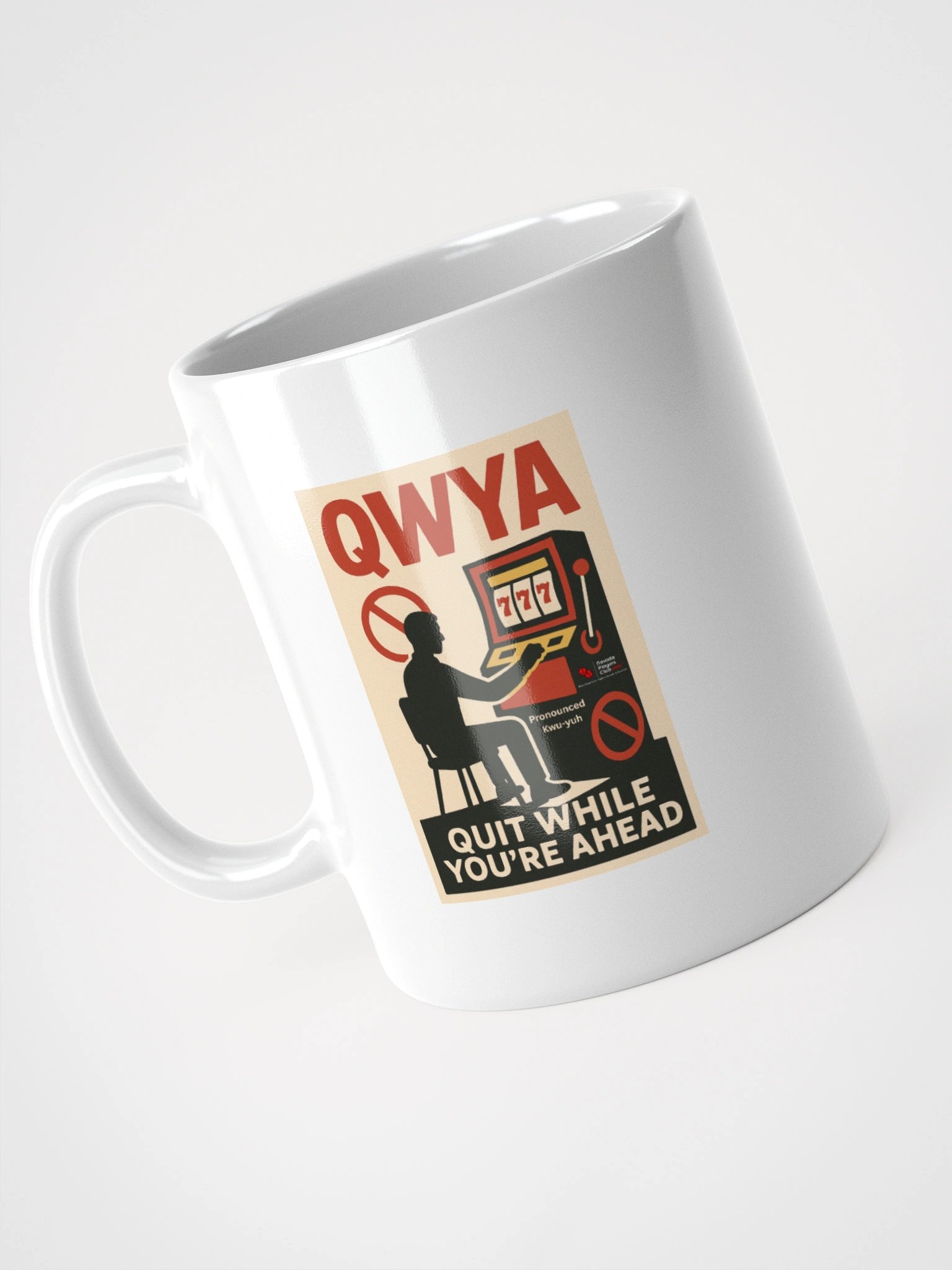 White NVPC QWYA Mug product image (4)