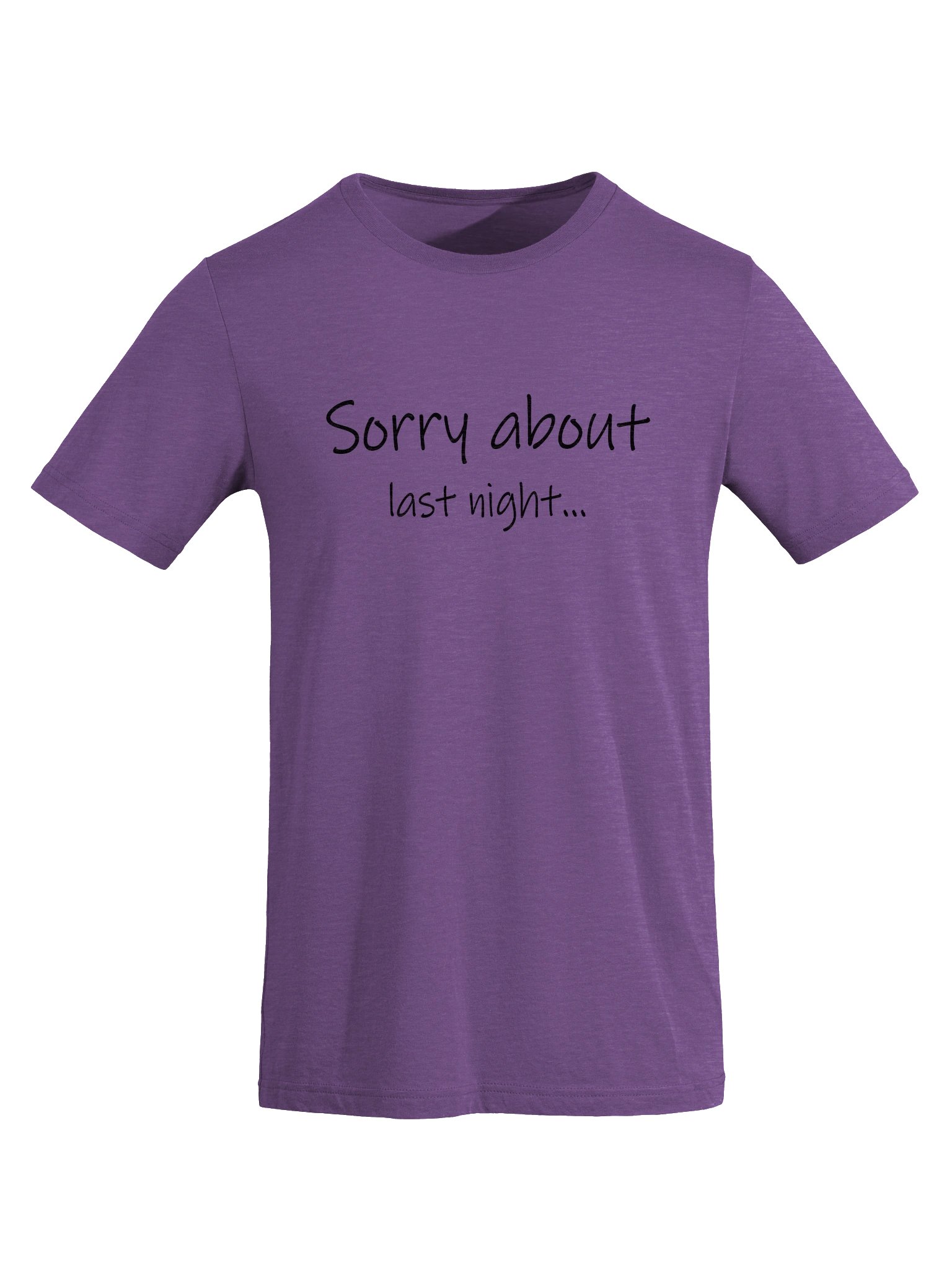 Sorry About Last Night Triblend Tee product image (85)