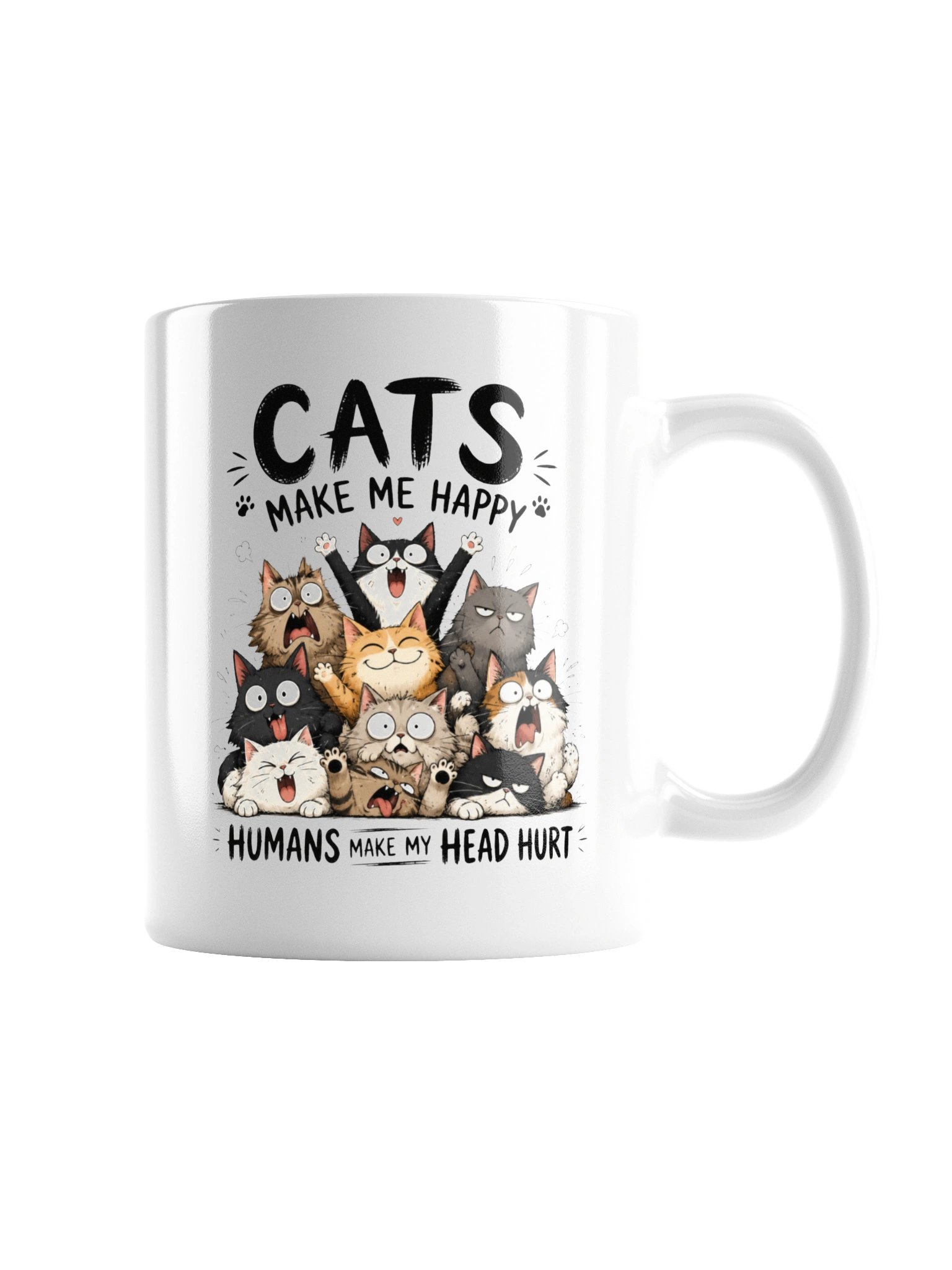 Cats Make Me Happy Mug product image (8)