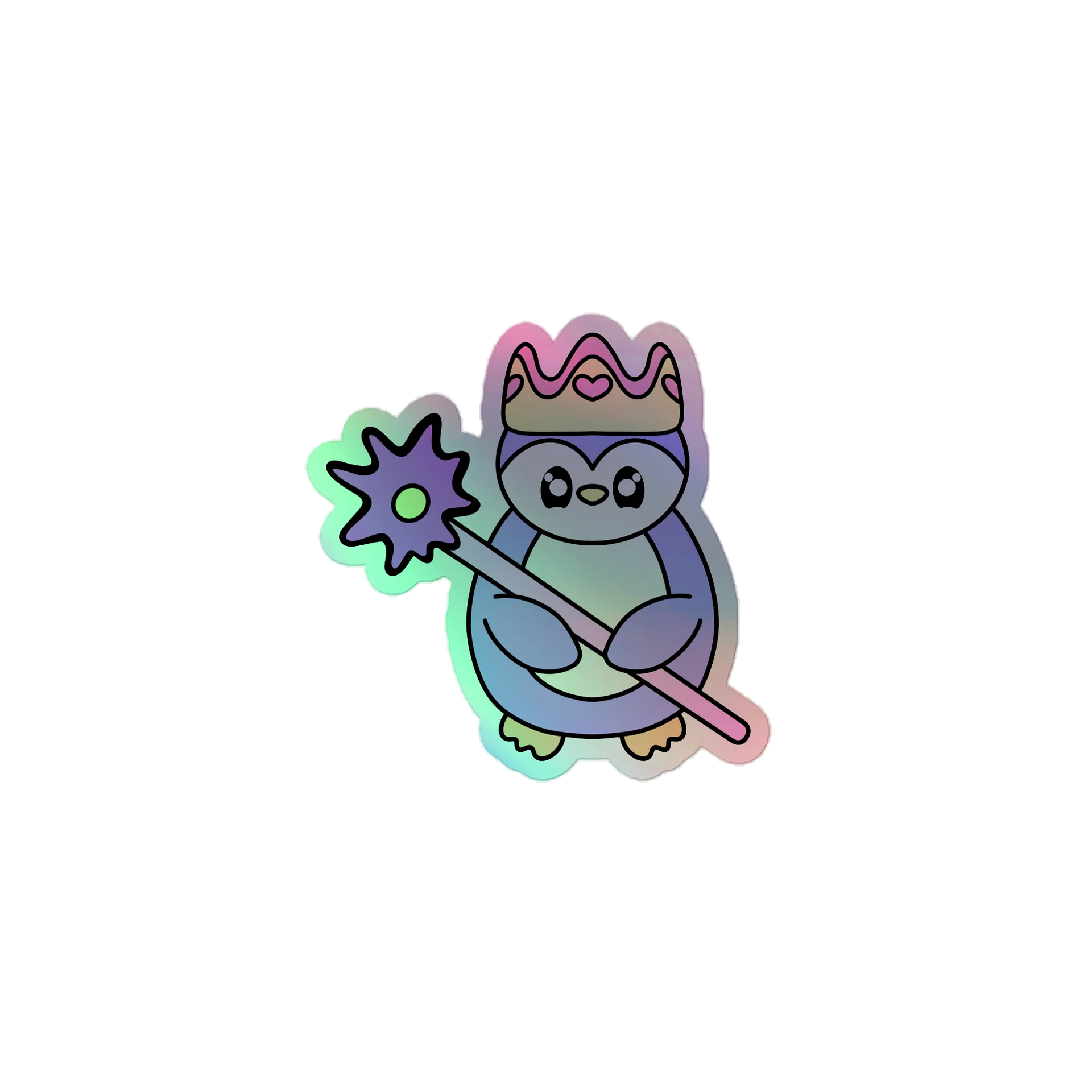 Holographic Queenquin Sticker product image (1)