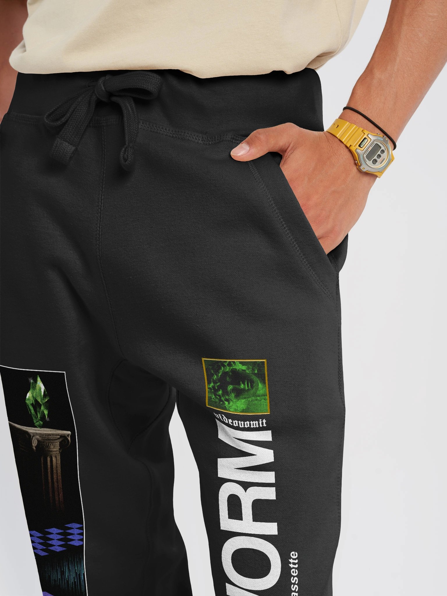 TAPEWORM VHS 1992 joggers product image (2)