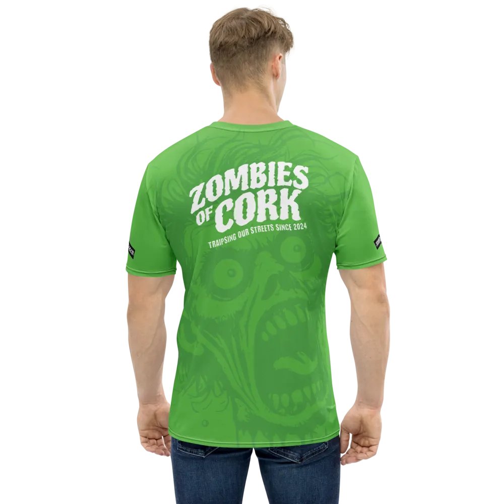 Zombie Floating Head Allover Print T-Shirt (Zombie Green Version) product image (3)