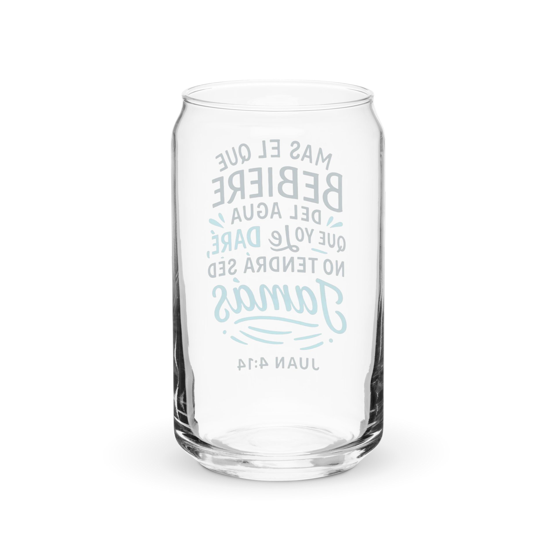 Christian Can-Shaped Glass (Spanish) – John 4:14 product image (6)