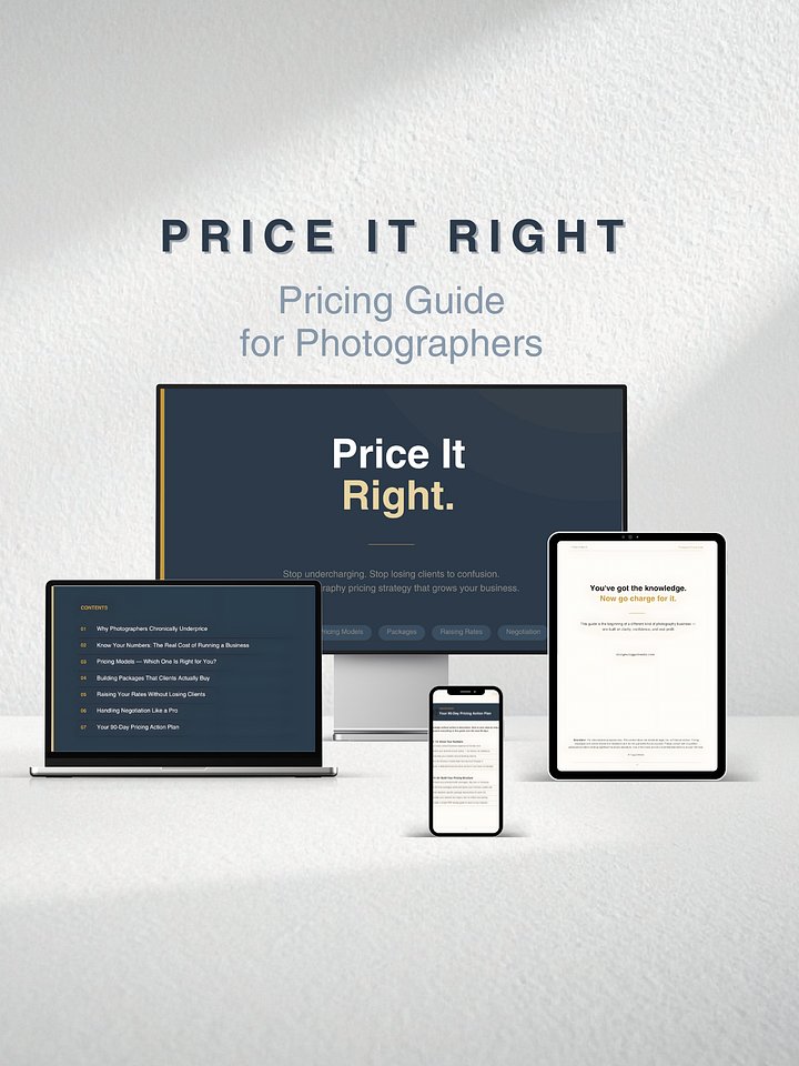 Pricing Guide for Photographers - Limited Launch Sale - 50% Off product image (2)