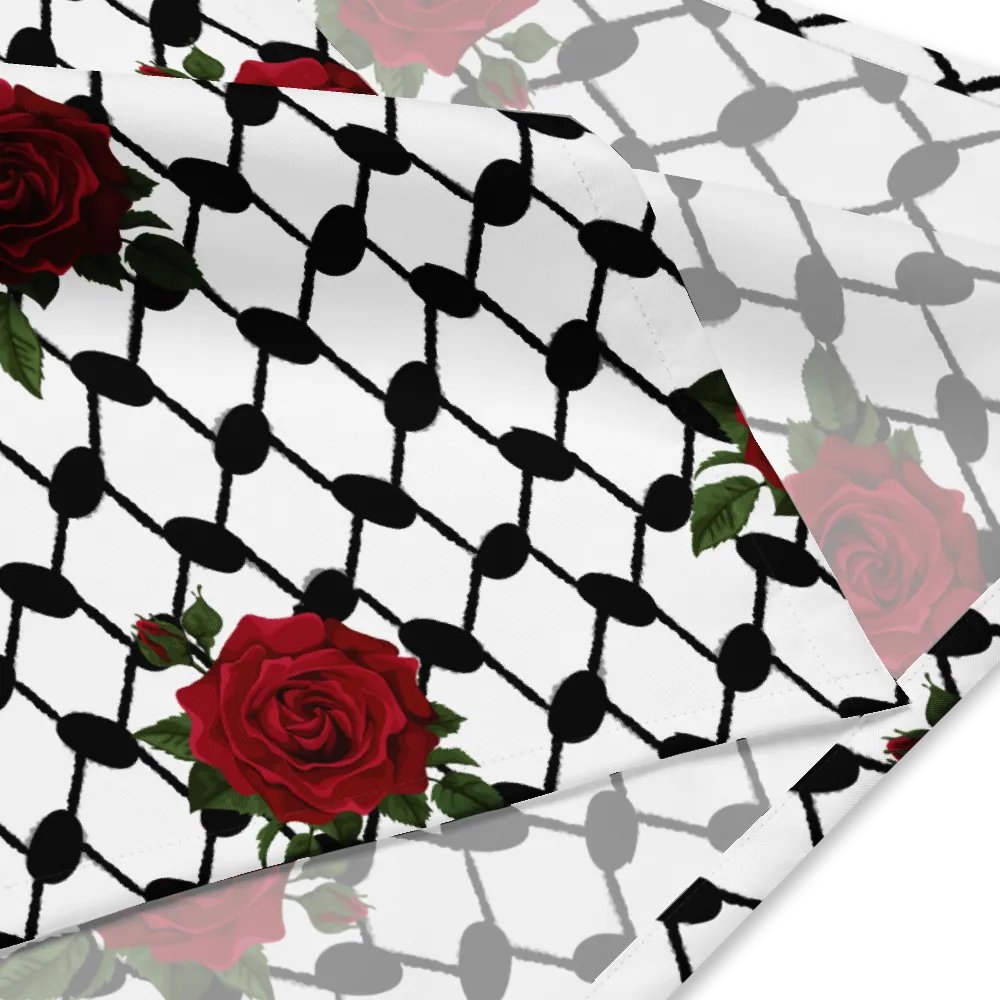 Kufiya Bandana Rose Keffiyeh product image (2)