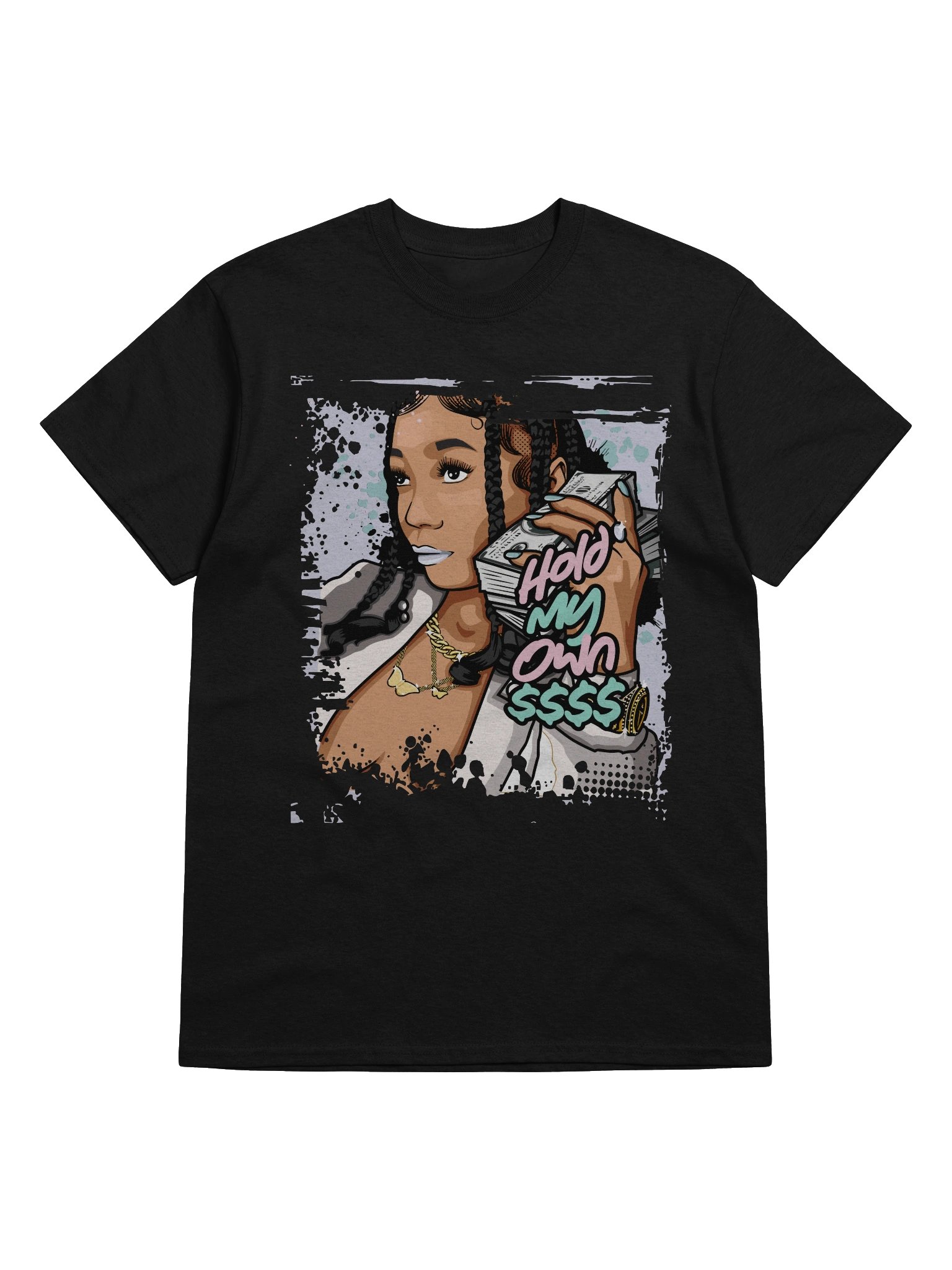 Braided Money Talk T-Shirt - Unisex T-Shirt – Premium Printed T-Shirt for Everyday Casual & Streetwear product image (5)