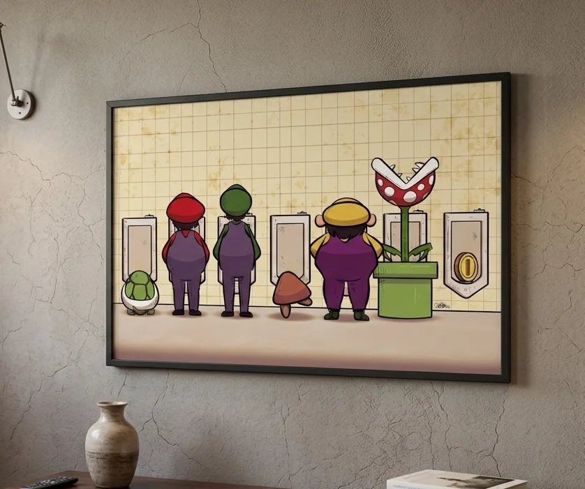Mushroom Kingom Lineup - PRINT! product image (2)