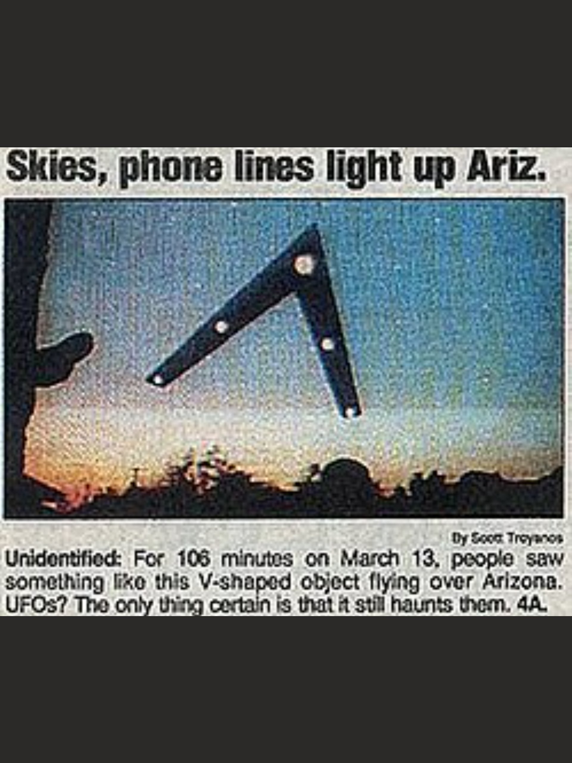 CASE FILE TEE 001: PHOENIX LIGHTS product image (2)