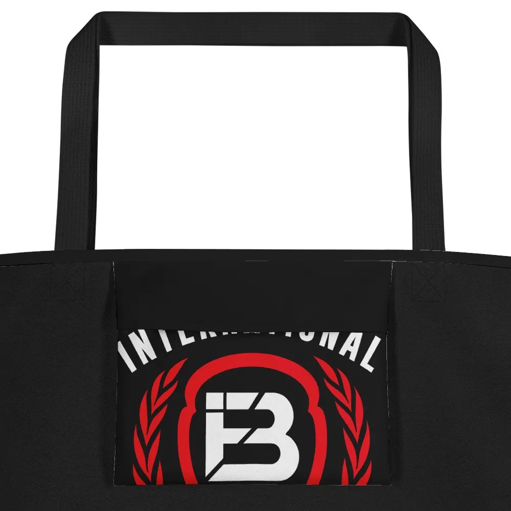 IFBNewsfeed.Org's All-Over Print Large Tote Bag w/ Pocket product image (4)