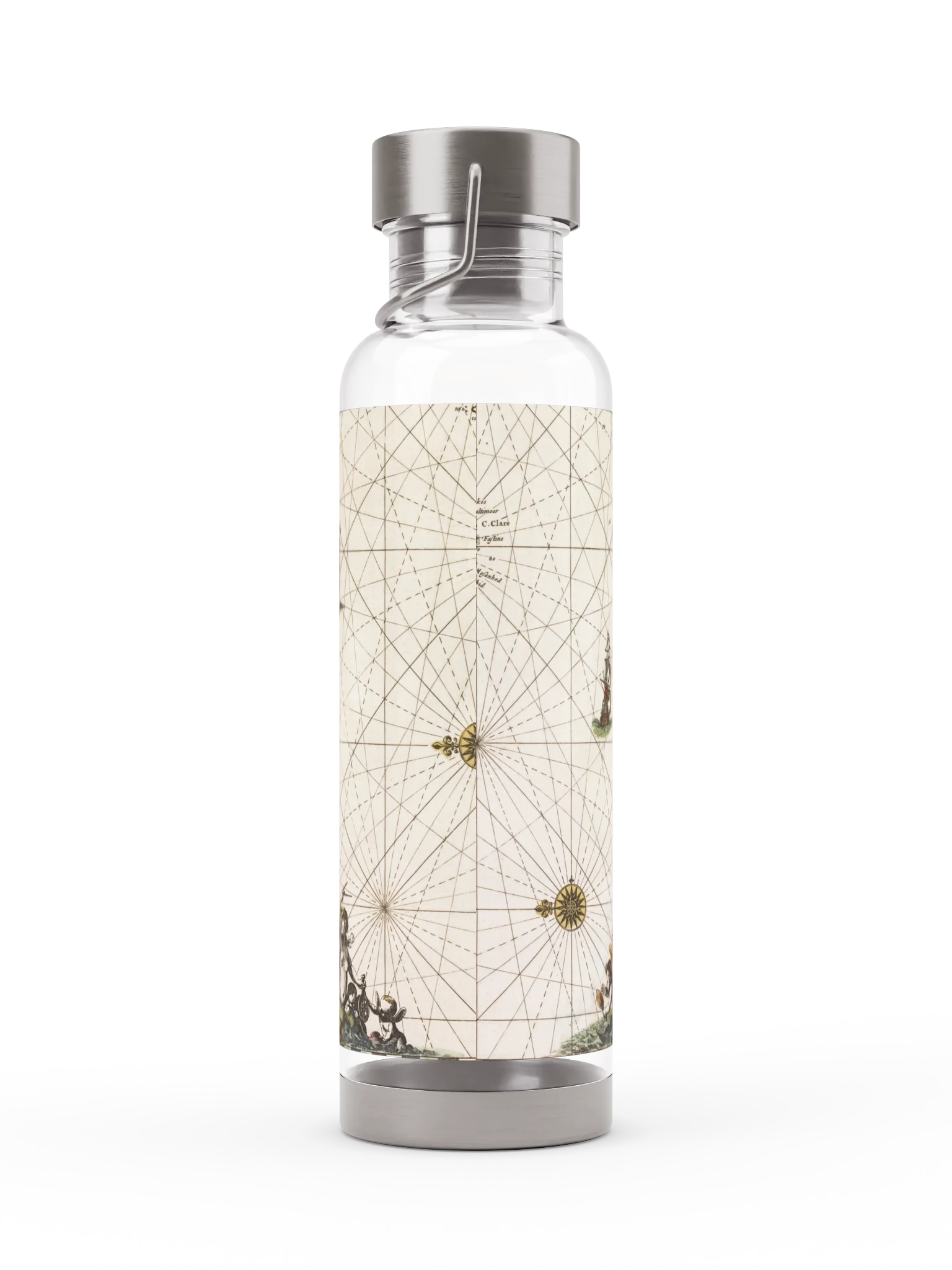 Nautical Chart Voyager Bottle product image (4)