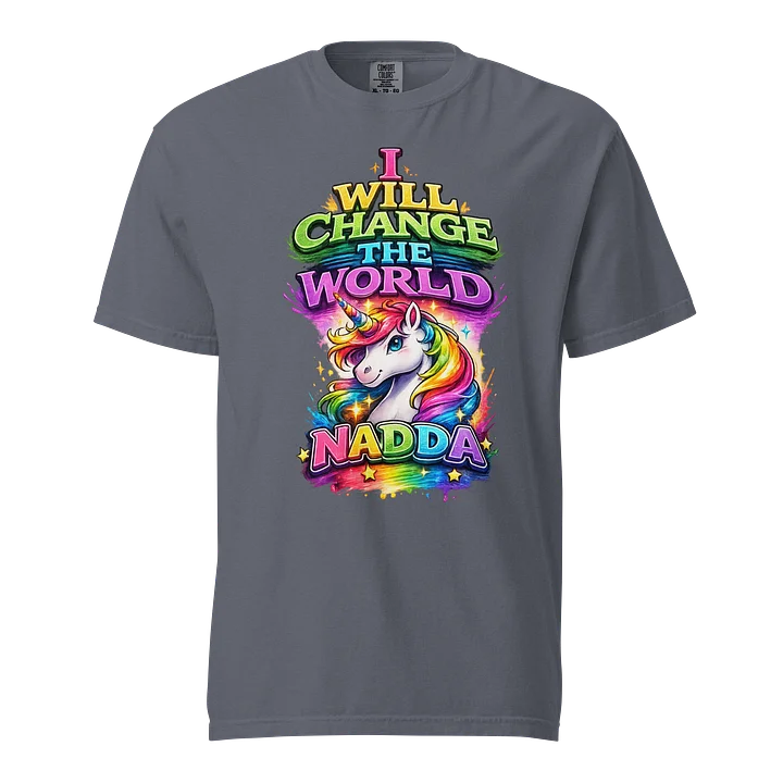 I will change the world unisex t-shirt product image (1)