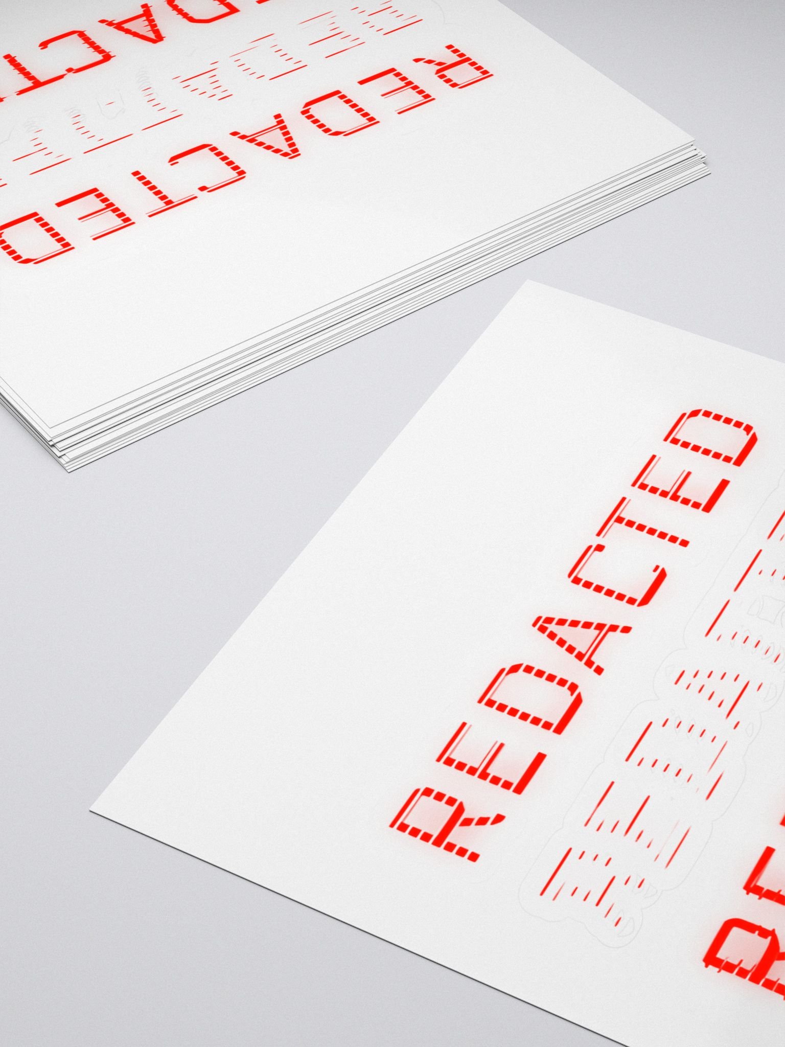 REDACTED Sticker product image (4)