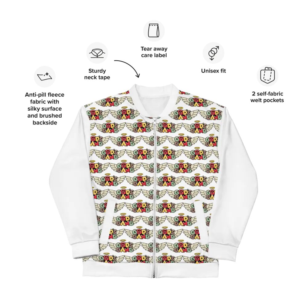 God's Gang | All-Over Print Bomber Jacket product image (10)