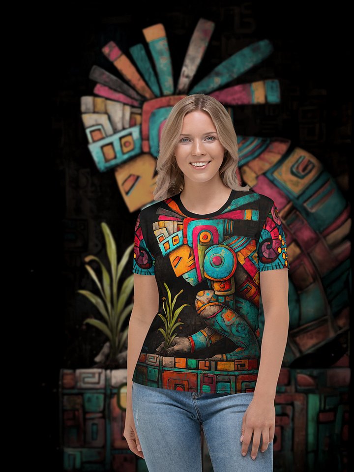 Glyph Guardian – Women’s All-Over Print Tee product image (1)