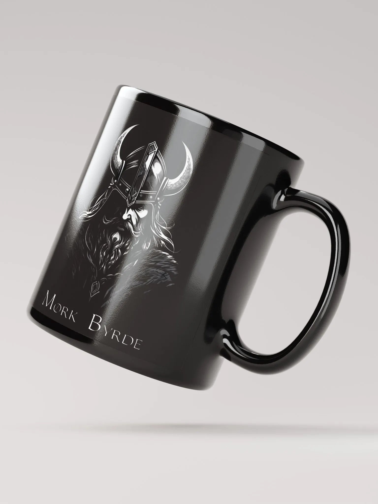 Mørk Byrde Black Glossy Mug by Mugz product image (3)