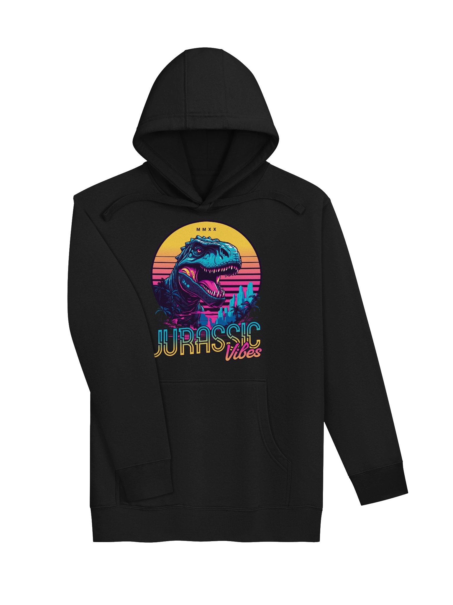 Unique Jurassic Vibes T-Rex Y2K Hoodie for Trendy Fashion product image (3)