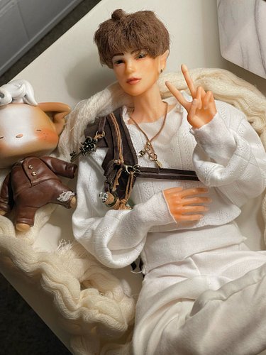 Just purchased some new fabric from Amazon so I can create more clothes for Meadow. White looks best on his skin tone at the ...