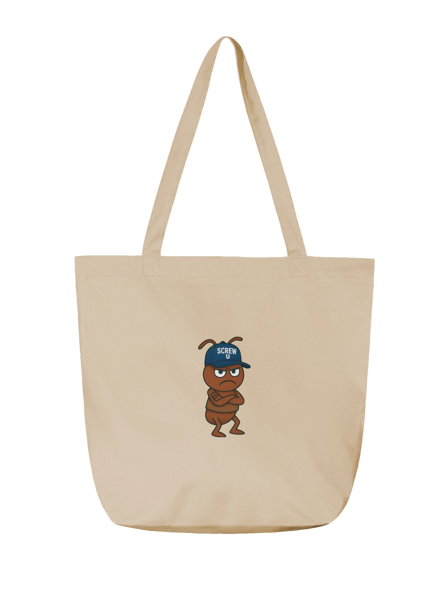 Screw U Tote by The ReluctAntz – Ivory product image (2)