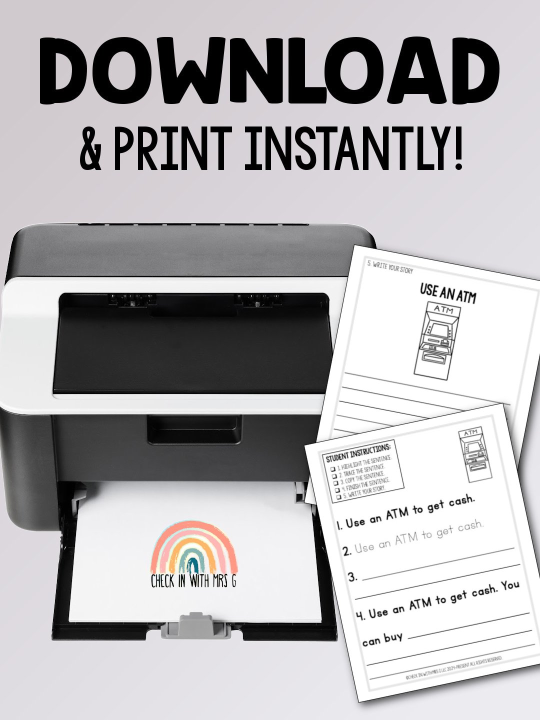 Writing Sentences Workbook: Life Skills Teens and Tweens- Instant Download product image (4)