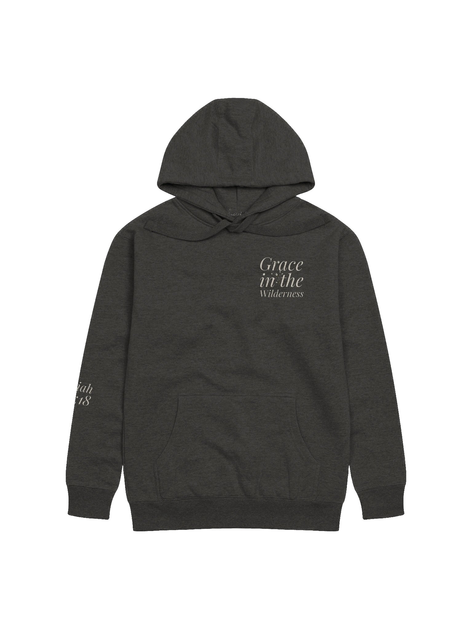 Grace in the Wilderness Hoodie – Isaiah 30:18 \| By Grace Capsule product image (1)