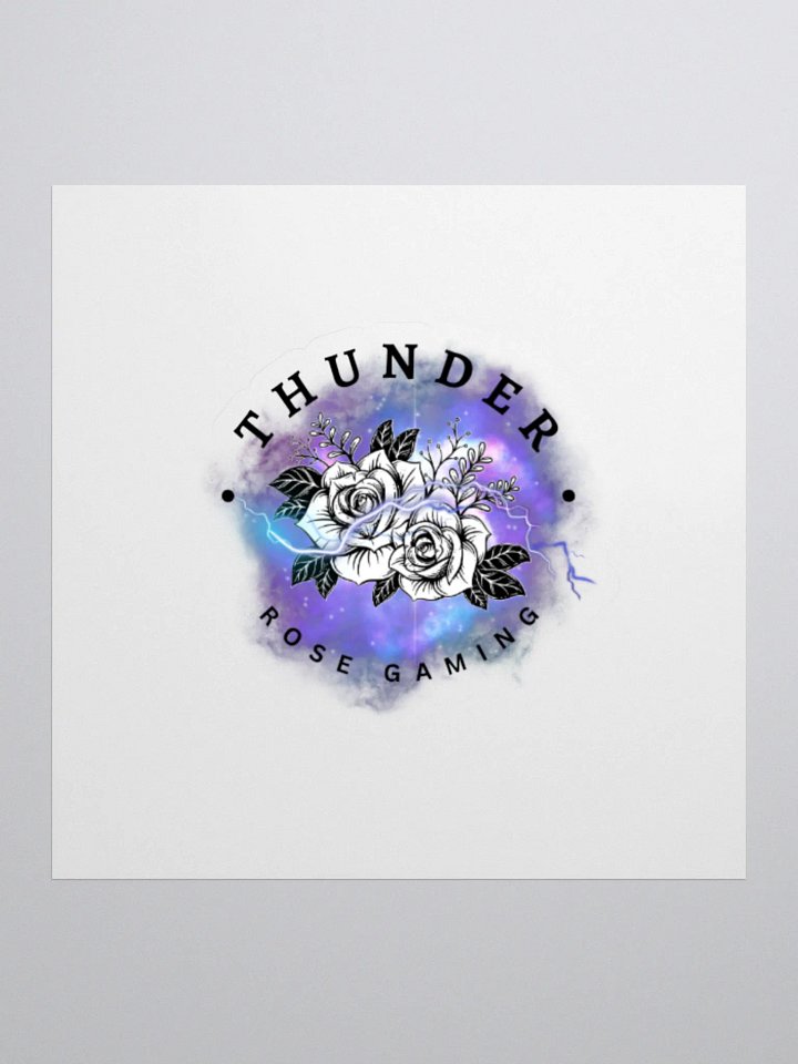 Thunder Rose Gaming Kiss Cut Stickers product image (1)