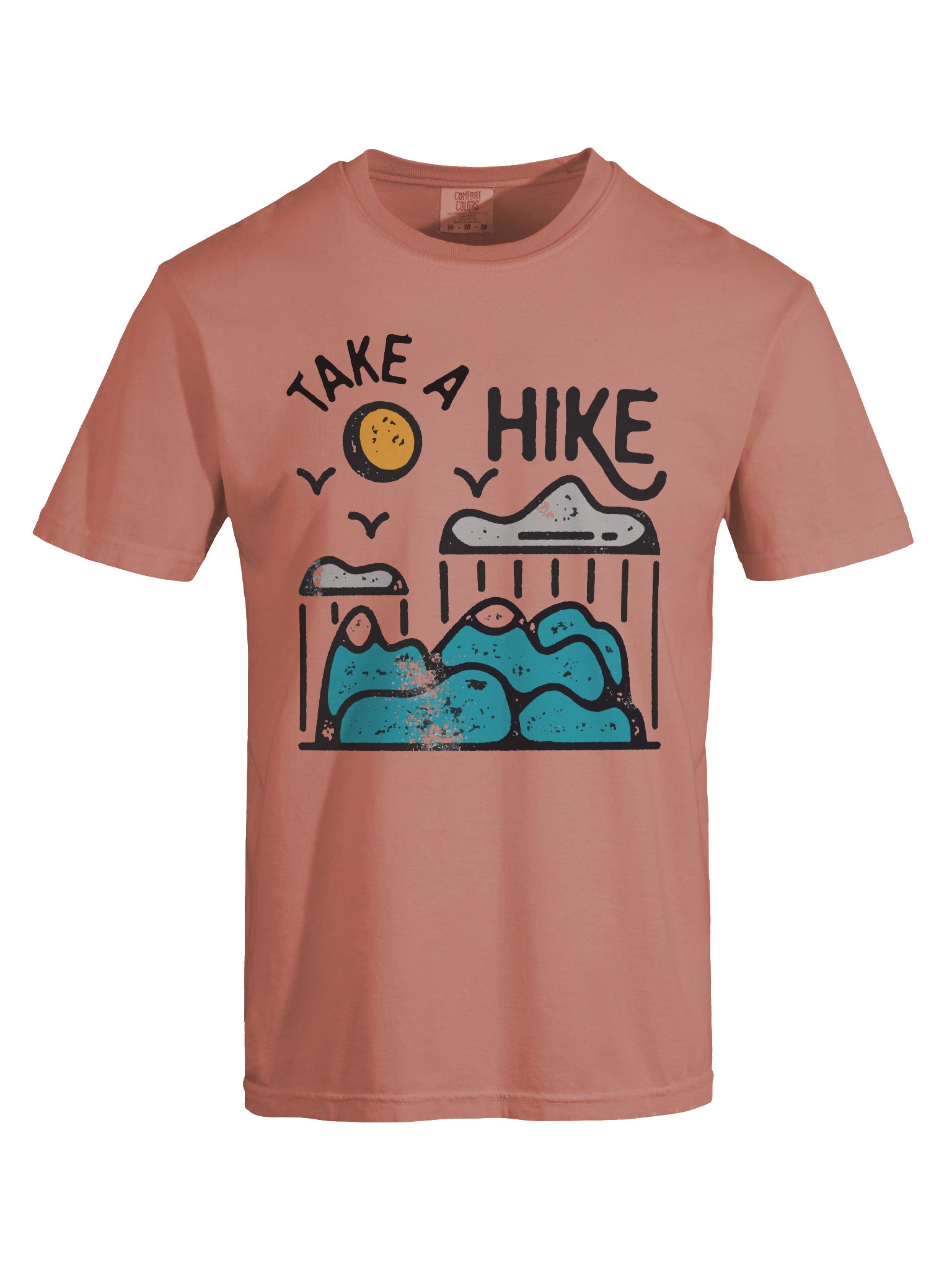 Hike Retro Shirt – Vintage Mountain Landscape Graphic Tee, Outdoor Adventure Aesthetic product image (6)