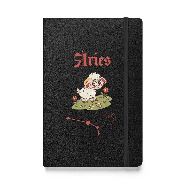 Aries Constellation Hardcover Notebook product image (1)